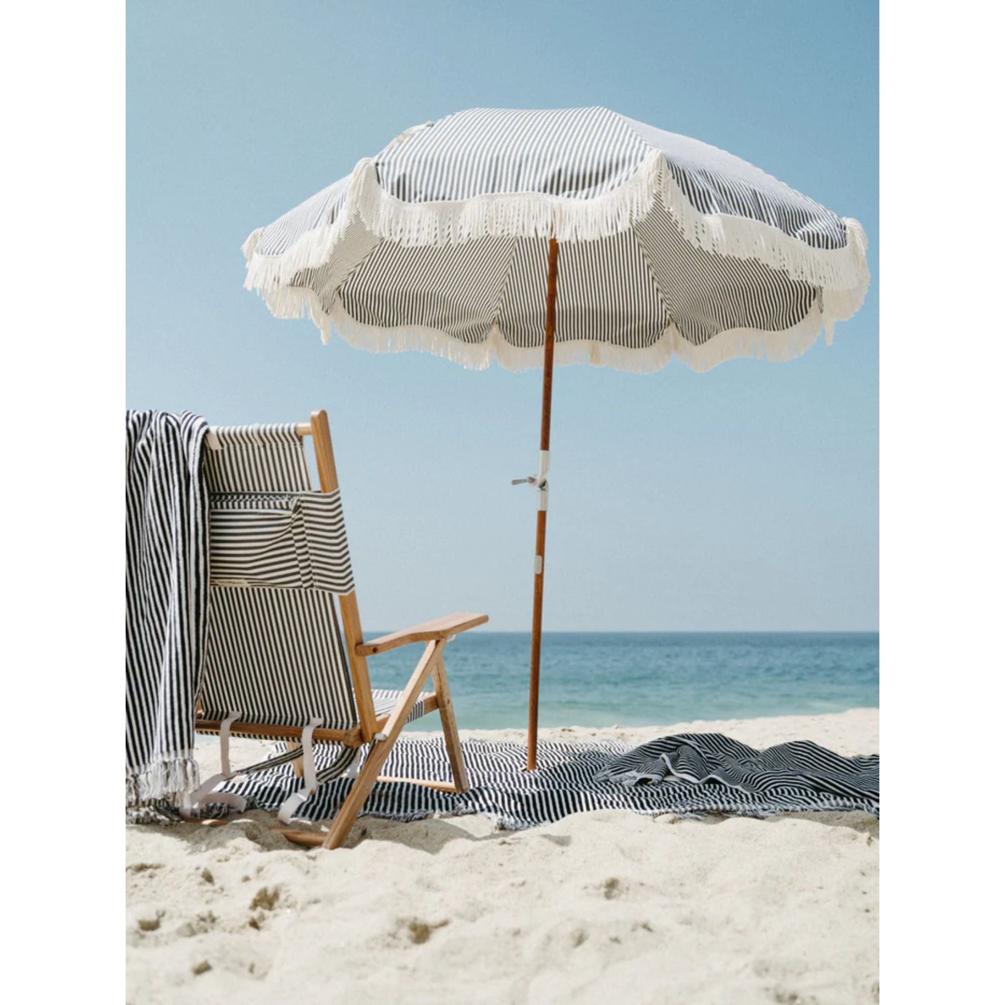 Navy stripe best sale beach towel