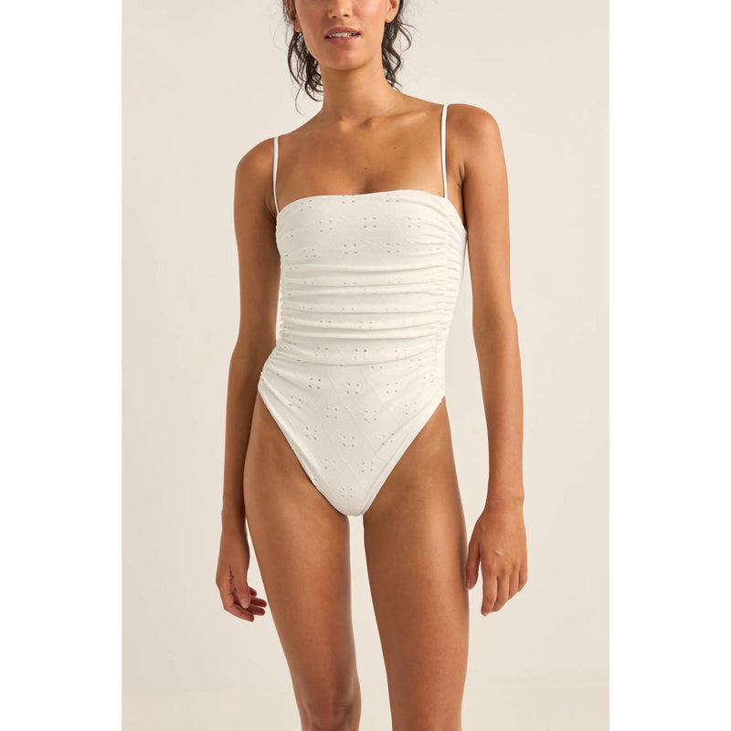 Rhythm Brighton Eyelet Scrunched Side One Piece