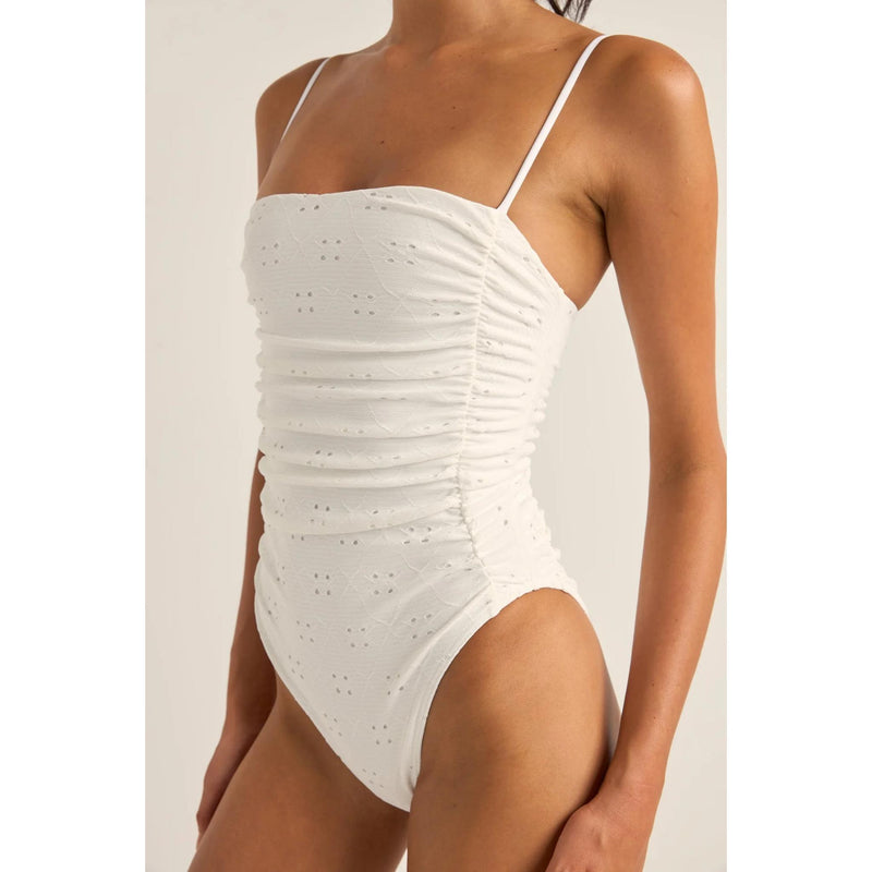 Rhythm Brighton Eyelet Scrunched Side One Piece