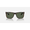 Ray-Ban Justin - Rubber Havana w/ Dark Green Polarised Lens