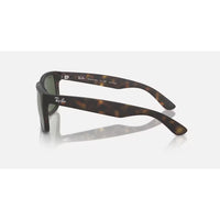 Ray-Ban Justin - Rubber Havana w/ Dark Green Polarised Lens