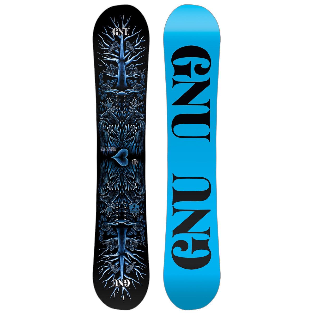 GNU Womens Ladies Choice Snowboard - 2025