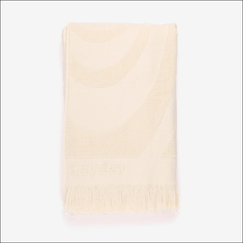 Layday Tide Beach Towel - Sand