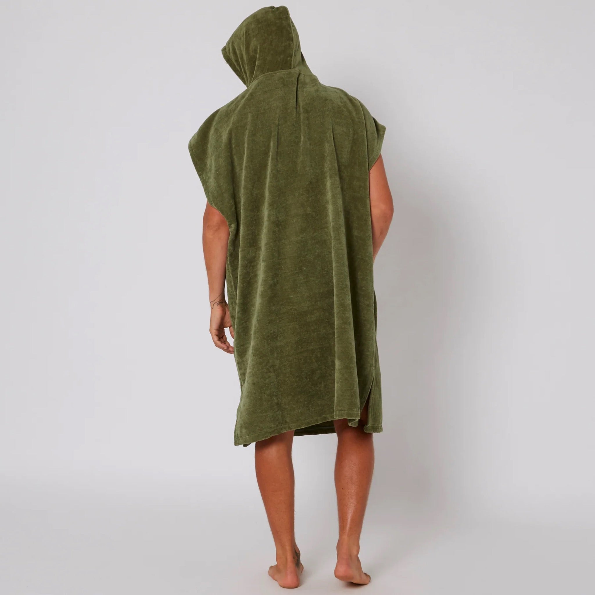 Ocean And Earth Mens Corp Poncho Hooded Towel