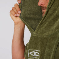 Ocean And Earth Mens Corp Poncho Hooded Towel