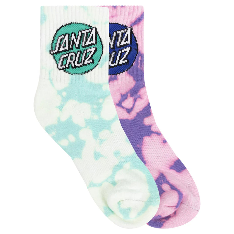 Santa Cruz Youth Other Dot Mid Sock - 2 Pack