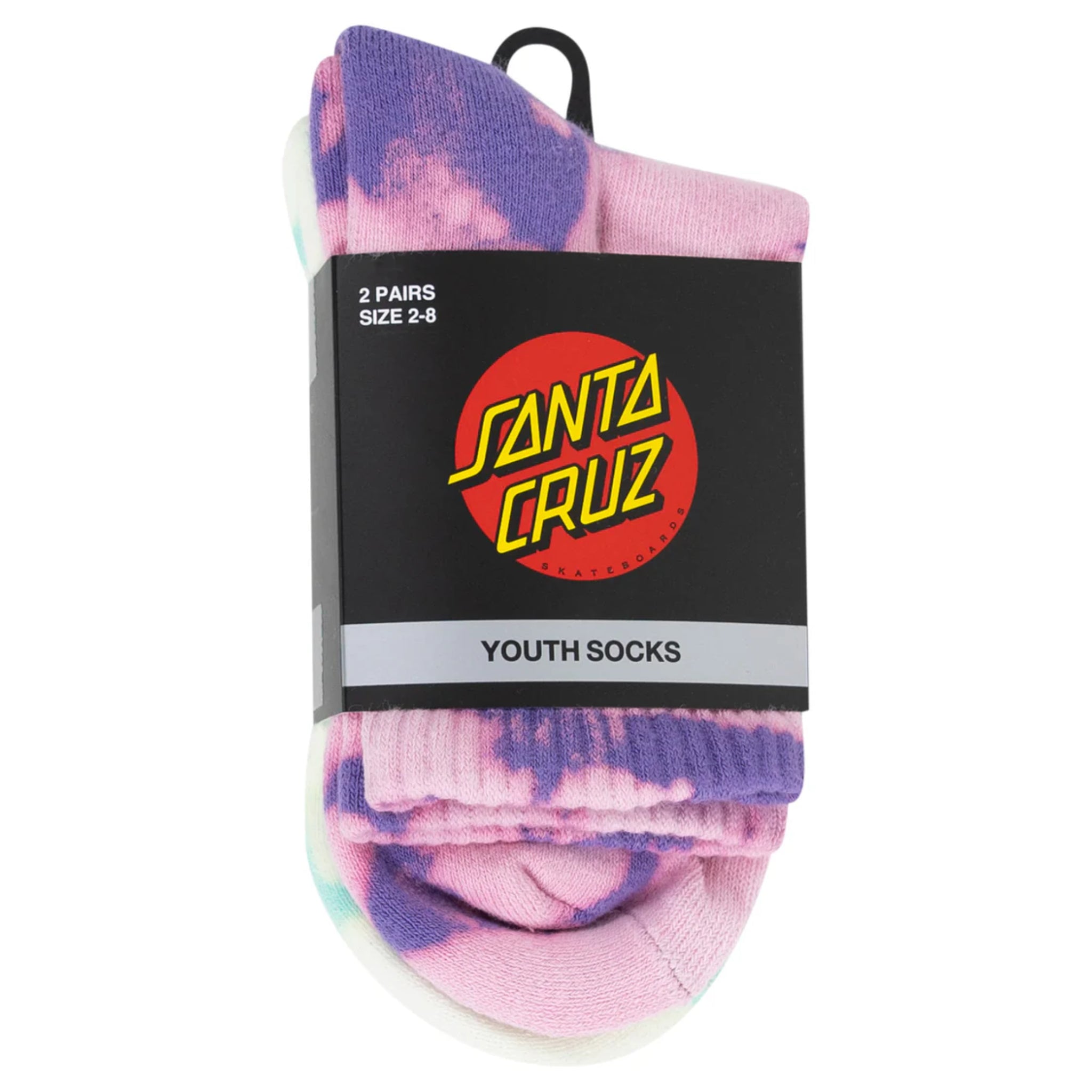 Santa Cruz Youth Other Dot Mid Sock - 2 Pack