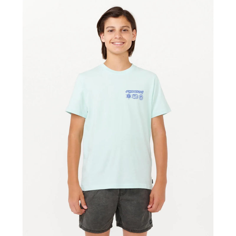 Rip Curl Boys Evolution Logo Tee