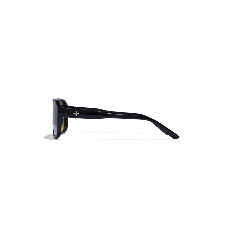 Ritual The Executive Sunglasses - Polished Black/Amber Polarised