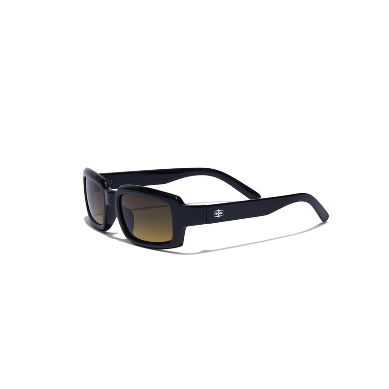 Ritual Interceptor Sunglasses - Polished Black/Amber Fade