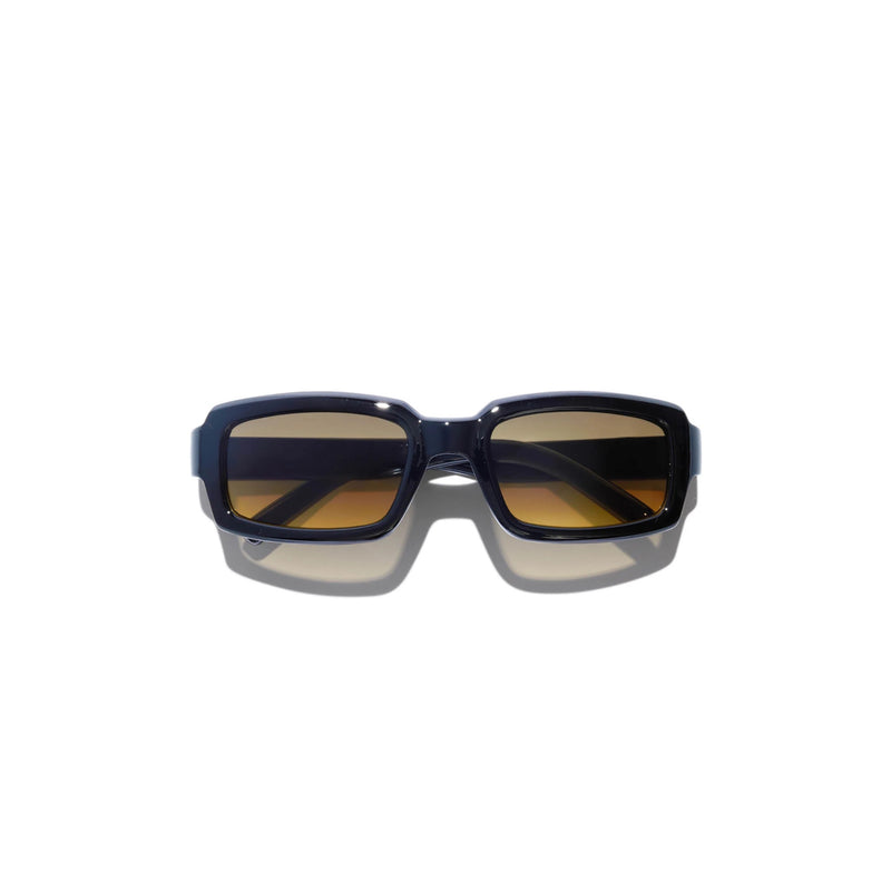 Ritual Interceptor Sunglasses - Polished Black/Amber Fade