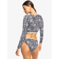 Roxy Mineral Long Sleeve Lyrca Crop Top