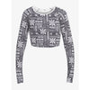 Roxy Mineral Long Sleeve Lyrca Crop Top