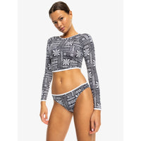 Roxy Mineral Long Sleeve Lyrca Crop Top