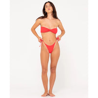 Rusty Sandalwood Midi Side Ties Bikini Pant