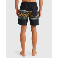 RVCA Fronds Divide Elastic Short