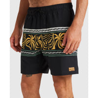 RVCA Fronds Divide Elastic Short