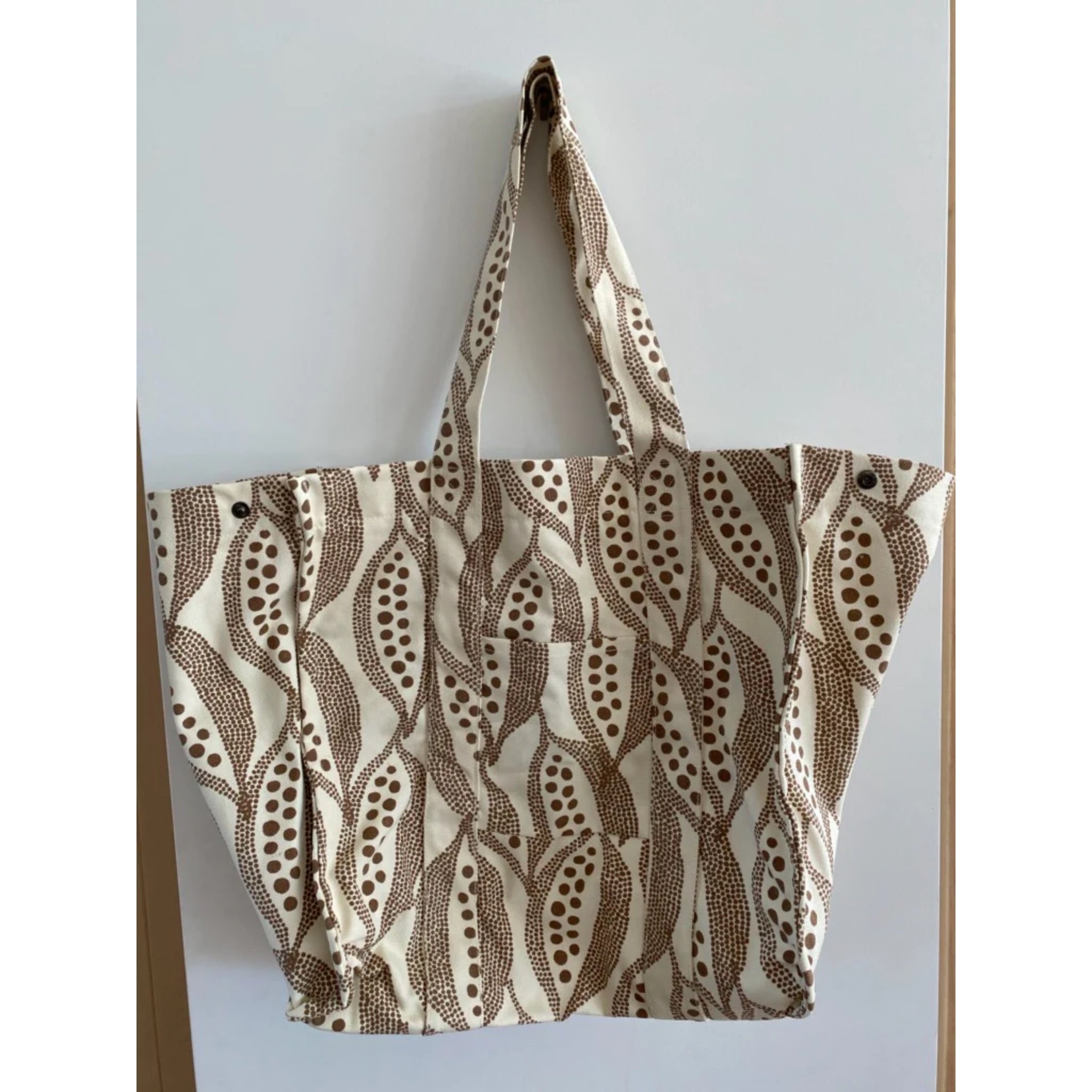 Salty Shadows Oversized Beach Bag - Kurrajong