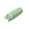 Salty Shadows Cotton Terry Towel - Gossamer Green