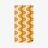 Slowtide Botanical Waves Beach Towel - Mustard