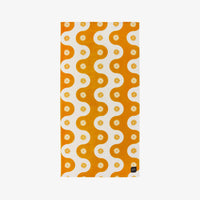 Slowtide Botanical Waves Beach Towel - Mustard