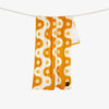 Slowtide Botanical Waves Beach Towel - Mustard