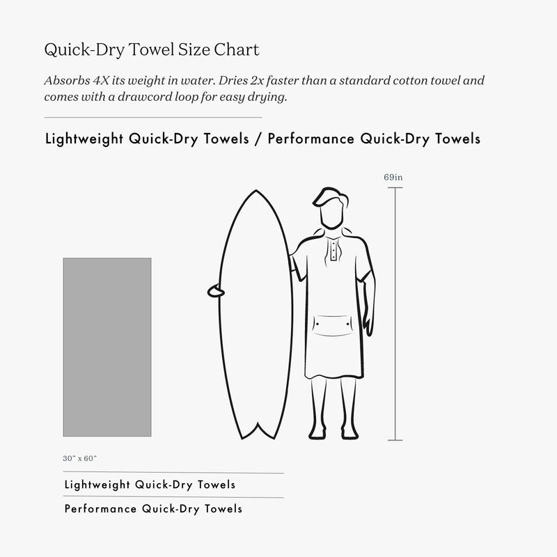 Slowtide Palaka Performance Quick-Dry Towel