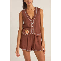 Rhythm Solis Embroidered Vest