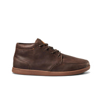 Reef Spiniker Mid Nubuck Mens Shoe - Brown Leather