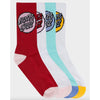 Santa Cruz Youth Other Dot Crew Sock - 4 Pack