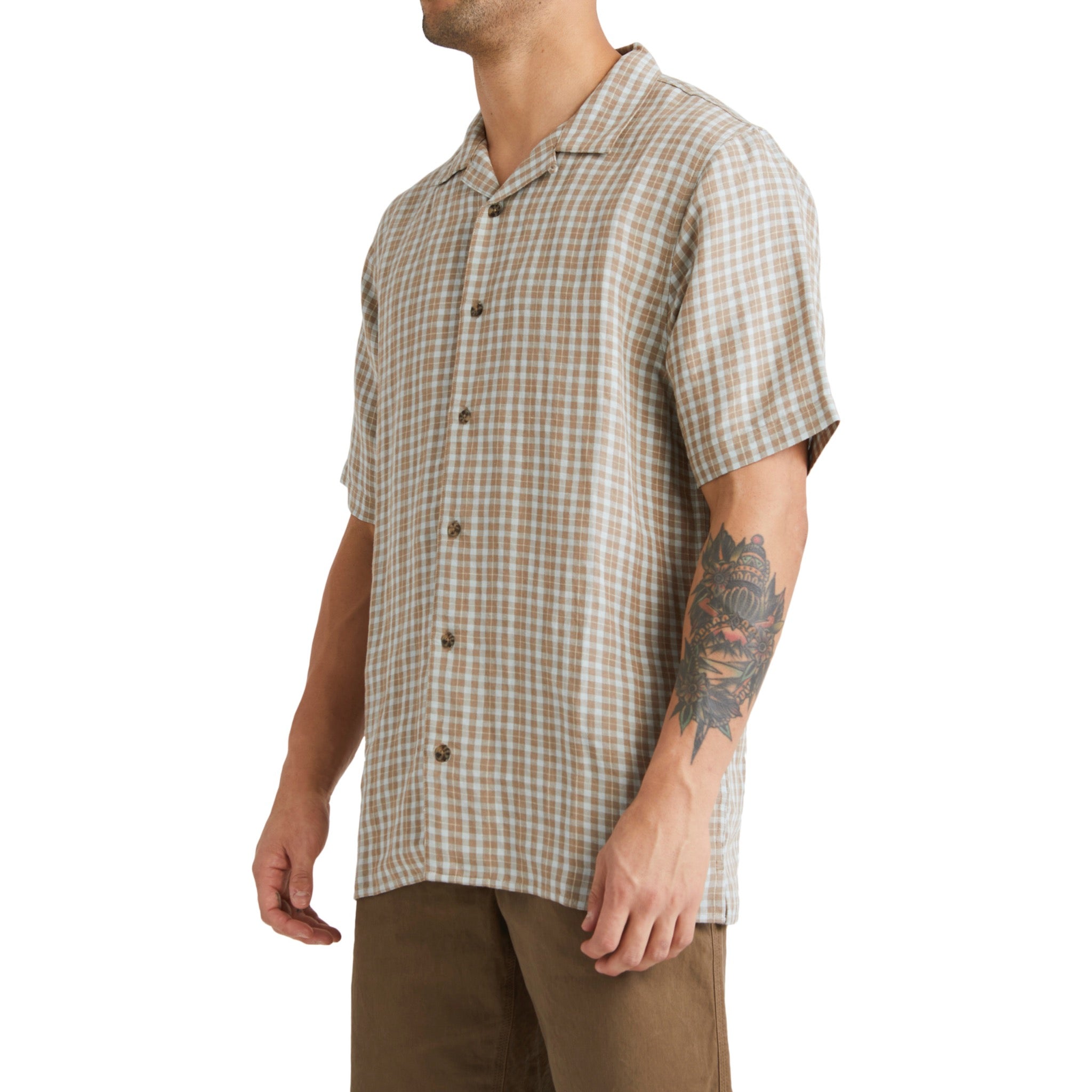 RVCA Plaid SS Shirt