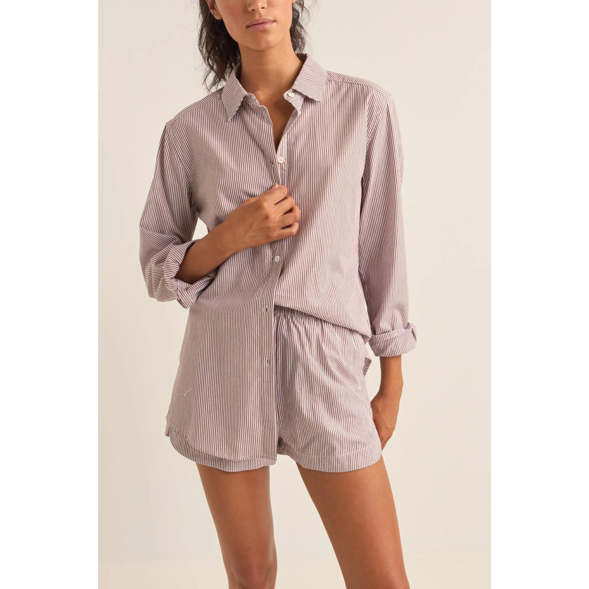 Rhythm Zephyr Stripe Beach Shirt